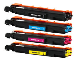 Tóner genérico compatible Brother TN247 de color pack de 4 de 3.000 páginas para impresoras HL-L3210CW / MFC-L3750CDW / DCP-L3550CDW