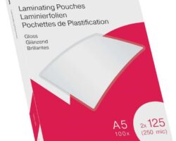 Ibico Caja de 100 Laminas de Plastificar Gloss A5 125 Micras