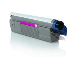 Cartucho de tóner genérico compatible OKI 46507614 Magenta para impresoras láser color C712
