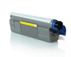 Cartucho de tóner genérico compatible OKI 46507613 Amarillo para impresoras láser color C712