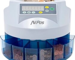 Contador de monedas AVPos CCM6 – Clasificador desde 1 céntimo hasta 2 euros