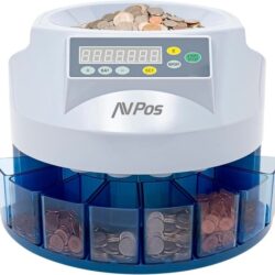 AVP-CCM6_1 Contador de monedas AVPos CCM6 – Clasificador desde 1 céntimo hasta 2 euros
