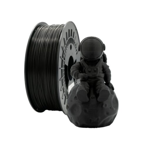 Filamento 3D PLA MATE - Diametro 1.75mm - Bobina 1kg - Negro