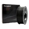 Filamento 3D PLA MATE - Diametro 1.75mm - Bobina 1kg - Negro