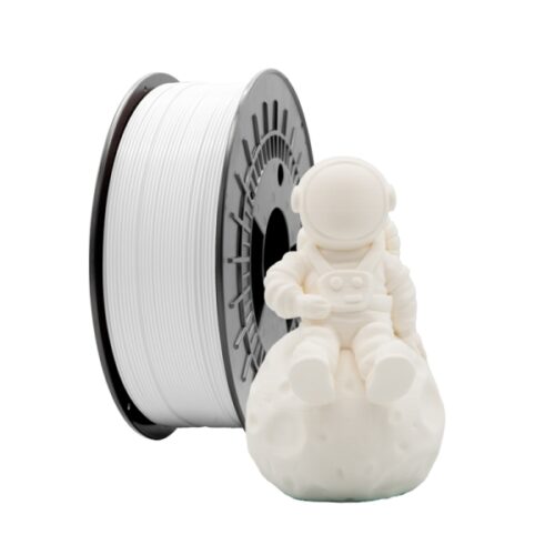 Filamento 3D PLA MATE - Diametro 1.75mm - Bobina 1kg - Blanco