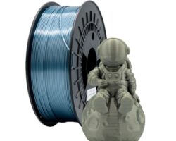 Filamento 3D PLA SILK - Diametro 1.75mm - Bobina 1kg - Plata