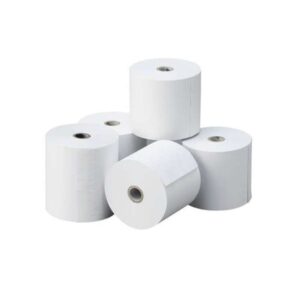 Oqonos Rollo de Papel Termico 57x60x12mm, Libre de BPA, FSC