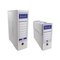 caja-archivo-definitivo-bismark-blanco Caja de archivo definitivo Bismark tamaño folio en cartón corrugado blanco con sistema de doble ollado para oficina