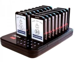 AVPos AVP-AC-T16 Avisador de Clientes - Base de Carga - 16 Unidades - 350/500m Alcance - 200 Mah