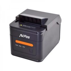 AVPos AVP-K46V Impresora Termica Tickets de Cocina K46V - Avisador Luz y Acustico - Cubierta Resistente Agua, Aceite y Polvo - USB, Serie y LAN - Negro