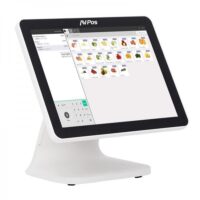 AVP-K5000B-I7-24-W_3 AVPos TPV K5000 Aluminio 15 Tactil Blanco - I7 - 8Gb Memoria - SSD 128gb - VGA y HDMI - Color Blanco