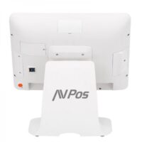 AVP-K5000B-I7-24-W_4 AVPos TPV K5000 Aluminio 15 Tactil Blanco - I7 - 8Gb Memoria - SSD 128gb - VGA y HDMI - Color Blanco