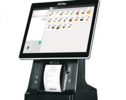 TPV AVPos K6000 con pantalla táctil de 15 pulgadas e impresora térmica integrada