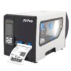 AVPos E1 Impresora Termica Etiquetas Industrial - Velocidad 203mm/s - Resolucion 300 DPI - USB, Serie y LAN - Color Blanco-Negro