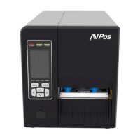 AVP-E1_4 AVPos E1 Impresora Termica Etiquetas Industrial - Velocidad 203mm/s - Resolucion 300 DPI - USB, Serie y LAN - Color Blanco-Negro