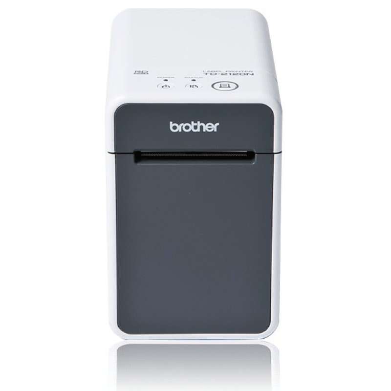 Brother TD2125N Impresora Termica de Etiquetas USB, LAN - Resolucion 203ppp - Velocidad 152,4mms - Color Blanco/Gris