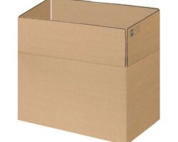 Dohe Cajas de Embalaje de 4 Solapas - Medidas 500x340x310mm - Carton de Canal 3mm - Resistente y Duradero - Ideal para Envios y Almacenamiento