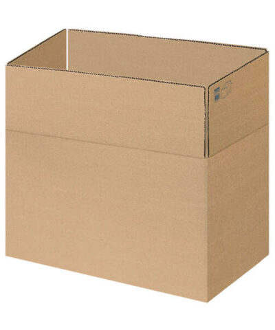 Dohe Cajas de Embalaje de 4 Solapas – Medidas 500x340x310mm – Carton de Canal 3mm