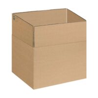 DO16054 Dohe Cajas de Embalaje de 4 Solapas - Medidas 440x325x420mm - Carton de Canal 3mm - Resistente y Duradero - Ideal para Envios y Almacenamiento