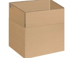 Dohe Cajas de Embalaje de 4 Solapas - Medidas 440x325x420mm - Carton de Canal 3mm - Resistente y Duradero - Ideal para Envios y Almacenamiento