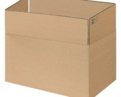 Dohe Cajas de Embalaje de 4 Solapas - Medidas 600x400x290mm - Carton de Canal 3mm - Resistente y Duradero - Ideal para Envios y Almacenamiento