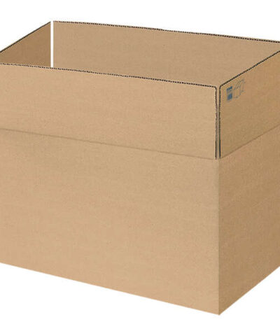 Dohe Cajas de Embalaje de 4 Solapas – Medidas 600x400x290mm – Carton de Canal 3mm