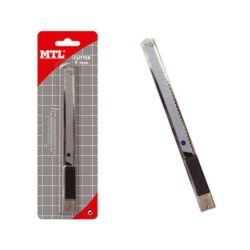 DO79270 Dohe Cutter de Acero Inoxidable - Cuchillas Tronzables de Acero - Sistema de Bloqueo de Cuchilla - Blister Individual