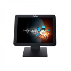Monitor táctil de 17 pulgadas AVPos AVPos-T17 en color negro con pantalla capacitiva True Flat para terminales de punto de venta