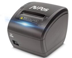 Impresora AVPos térmica K90W con WiFi, avisador luminoso y velocidad de 300mm/s