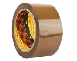 Precinto de embalaje Scotch 309 marrón silencioso de 50mm para oficina y logística