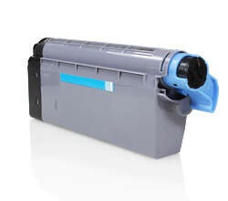 Cartucho de tóner genérico compatible OKI 44318619 color Cyan para impresoras multifunción OKI serie Executive