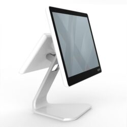 TPV Approx en color blanco con pantalla táctil de 15.6 pulgadas y visor de 10.1 pulgadas