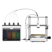 creality-sparkx-i7-impresora-3d-combo Impresora 3D Creality Sparkx i7 Combo de estructura abierta con unidad de filamento multicolor CFS Lite, cuerpo metálico y velocidad de 500 mm/s para oficina técnica.
