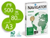 papel-navigator-a3-80gr-297x420mm-oficina Papel Navigator A3 80gr de 297x420mm para impresión profesional en impresoras A3