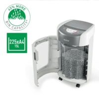 Destructora de Papel Leitz IQ OptiMax Home Office 225 con Tecnología de Giro y Corte de Micropartículas P5