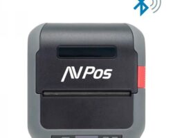 Impresora térmica de etiquetas AVPos AVP-MLP900B portátil con Bluetooth y funda, ideal para optimización y rendimiento en negocios y oficina