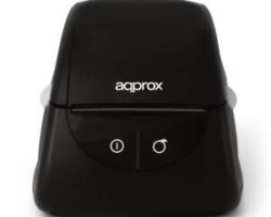 Impresora térmica de etiquetas Approx con conexión USB y serie, ideal para optimización y rendimiento en puntos de venta y oficina