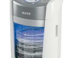 Destructora de papel Leitz IQ OptiMax Home Office 225 con corte de seguridad DIN P5 y papelera de 15L ideal para optimización y rendimiento en la oficina