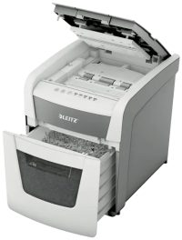 Destructora Automática de Papel Leitz IQ Autofeed 50X P4 Corte en Partículas de 20 Litros